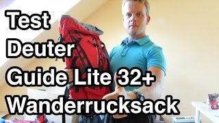 Test Deuter Guide Lite 32+ Rucksack Wanderrucksack | Rucksack Test | Wanderrucksack Test