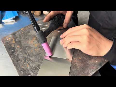 ANDELI TIG-250Pro ACDC cold welding mode for 1mm stainless steel plates