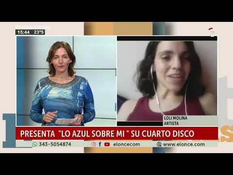 Loli Molina presentó ¨lo azul sobre mi¨su cuarto disco