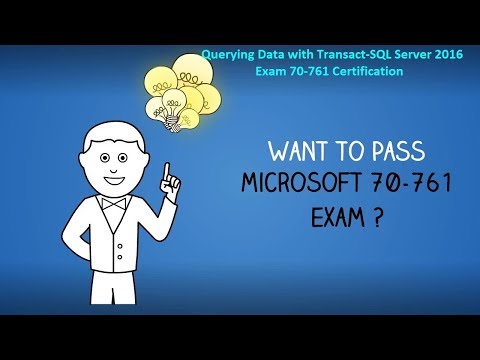 Querying Data with Transact-SQL Server 2016, Exam 70-761 Certification Training Course