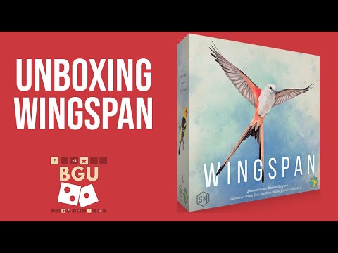 Wingspan Board Game Unboxing