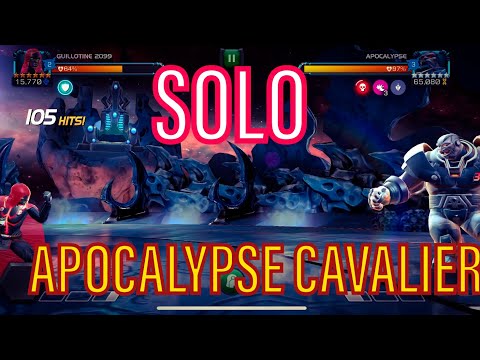 Apocalypse Cavalier Solo with Guillotine 2099 | Marvel Contest Of Champions