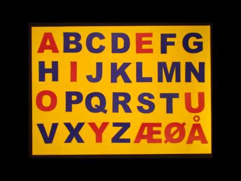 ABC sangen (the Danish Alphabet)