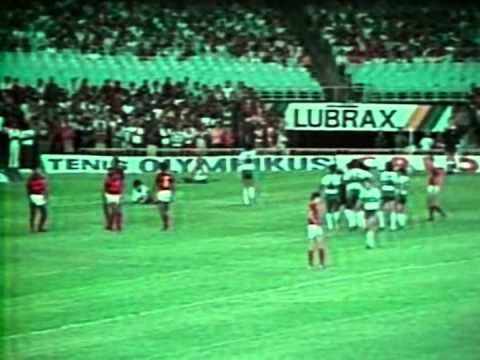 FLAMENGO 4X3 CORITIBA 1980