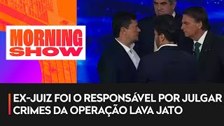 Moro orienta Bolsonaro durante debate; Comentaristas analisam