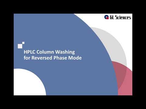 HPLC column washing for reversed phase mode