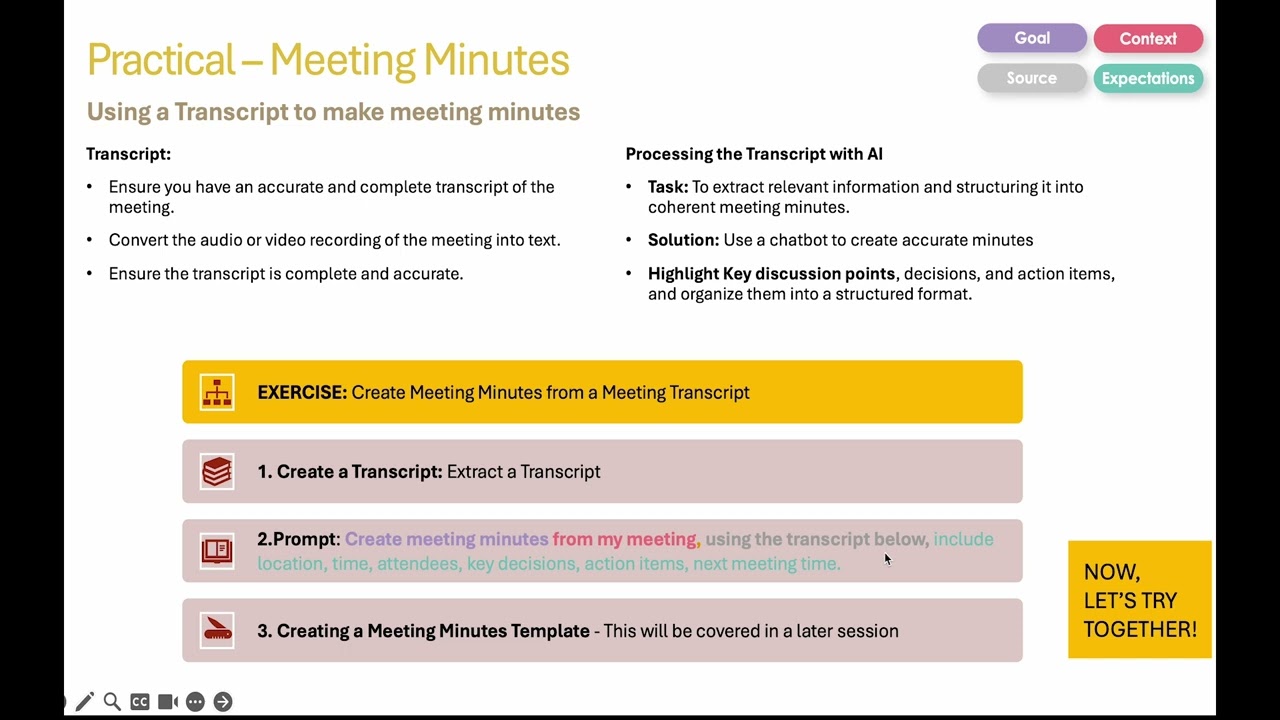 Thumbnail for Hvordan generere møtereferat med AI for nybegynnere