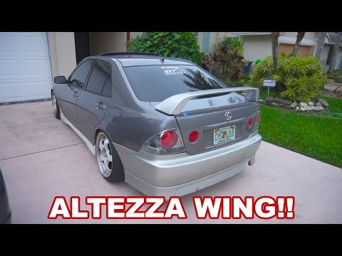 Altezza Wing Install!! (1JZ IS300)