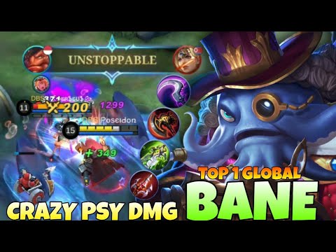 WTF DAMAGE! BANE INSANE Physical DMG Build! BANE BEST BUILD 2022 | Top 1 Global Bane | ~ Mlbb