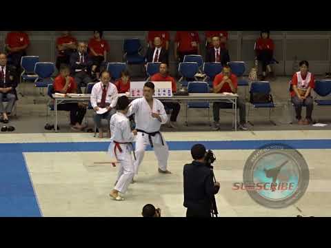 The 60th All Japan Karate do Championship - Men Kumite Quarter Finals - Asano vs Haga