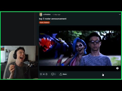 Caedrel Reacts To Most His Most Cringe Roster Announcement