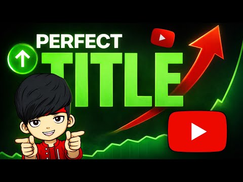 How To Write The PERFECT YouTube TITLE! (BOOST Your Views Fast)🔥