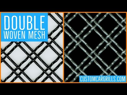 Double Woven Universal Aluminum Grill Mesh - by customcargrills.com