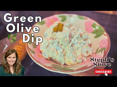 Green Olive Dip - Simple, Flavorful, & Versatile Dip That Comes Together Quickly - Steph’s Stove
