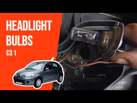 How to replace the headlight bulbs CITROEN C3 mk1 💡