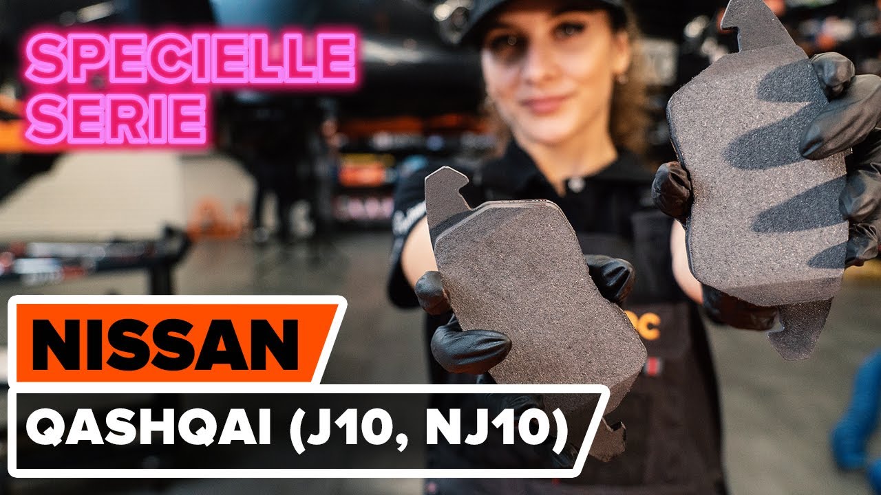 Udskift bremseklodser for - Nissan Qashqai J10 | Brugeranvisning