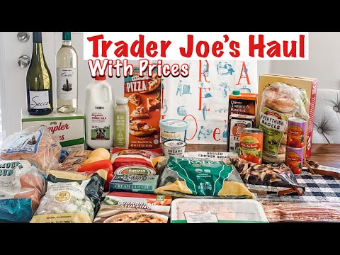 TRADER JOES HAUL with prices & Dinner Ideas for...
