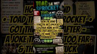 ‼️Toad the Wet Sprocket‼️named after a 1980 Monty Python comedy sketch called-Rock Notes-as a joke!