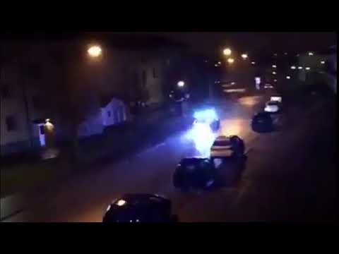 Biljakt i centrala Vimmerby