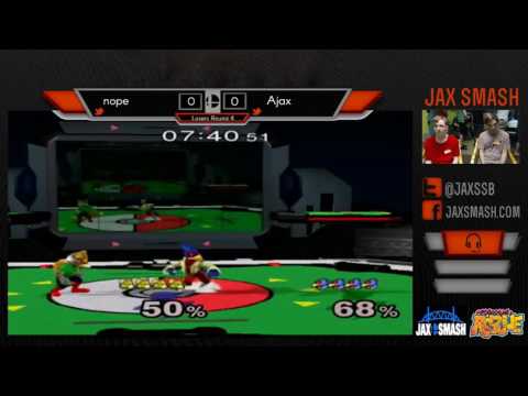 Jax Smash Weekly 5/26/16  - nope(Fox) Vs. Ajax(Falco) LR4 Melee