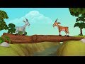 The Two Goats Kannada Stories for Kids | Kannada Neeti Kathegalu | Infobells