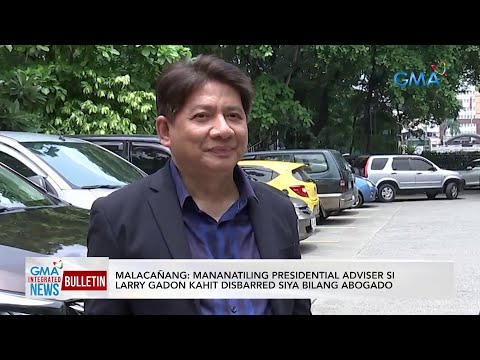 Malacañang: mananatiling Presidential Adviser si Larry Gadon kahit… GMA Integrated News Bulletin