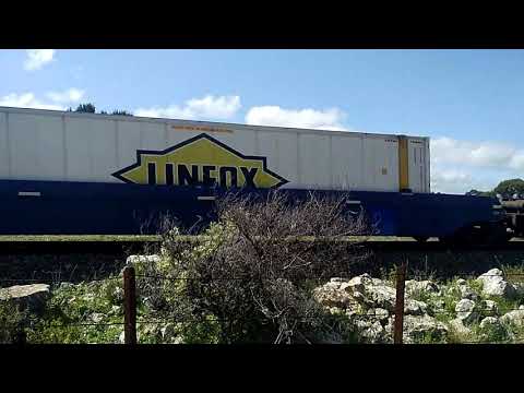 **COOL FREIGHT TRAIN**  ADELAIDE TO MELBOURNE JUST OUT OF TAILEM BEND