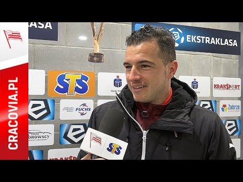 Airam Cabrera po meczu z Górnikiem Zabrze (29.03.2019)