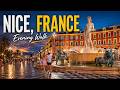 Nice, France 🇫🇷 Evening Walking Tour | Vieux Nice & Promenade des Anglais | 4K 60fps