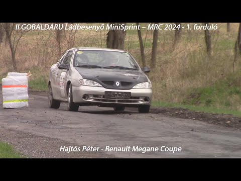 Hajtós Péter - Renault Megane Coupe II.GOBALDARU Ládbesenyő MiniSprint – MRC 2024 - 1. forduló