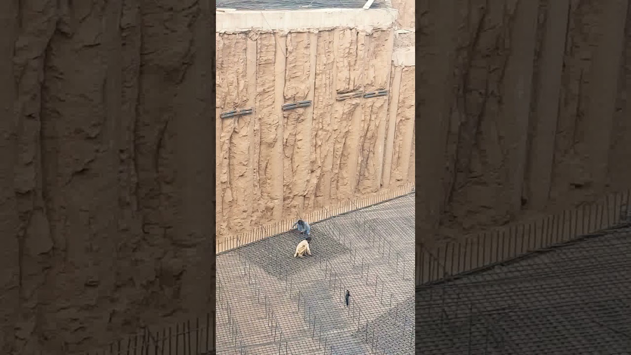 soil nailing method for vertical slope stabilization in building foundation | pile foundation safety