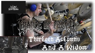 Cradle of Filth - Darren Cesca &quot;13 Autumns and a Widow&quot; Drum cover - Slay at Home Performance