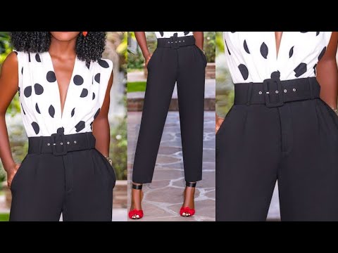 PANTALONES DE MODA 2022 COMBINADOS CON BLUSAS SENCILLAS Y ELEGANTES LOOKS Y OUTFITS CON PANTALONES