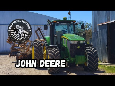 PROBANDO UN TRACTOR JOHN DEERE 