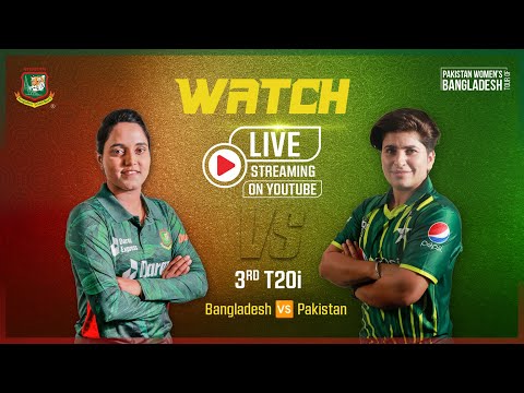 Bangladesh Women vs Pakistan Women | 3rd T20i Match | ZACS