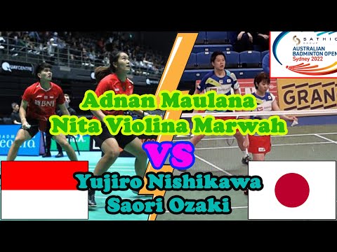 Adnan Maulana-Nita Violina Marwah vs Yujiro Nishikawa-Saori Ozaki - Badminton Australian Open 2022