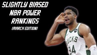 Slightly Biased NBA Power Rankings