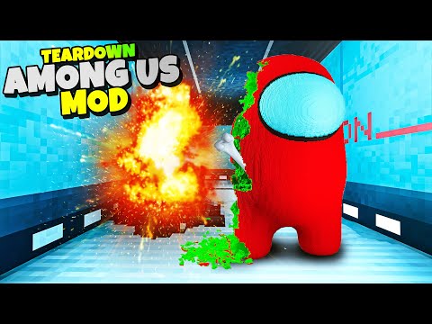 DESTROYING A REAL "AMONG US" MAP in TEARDOWN?!