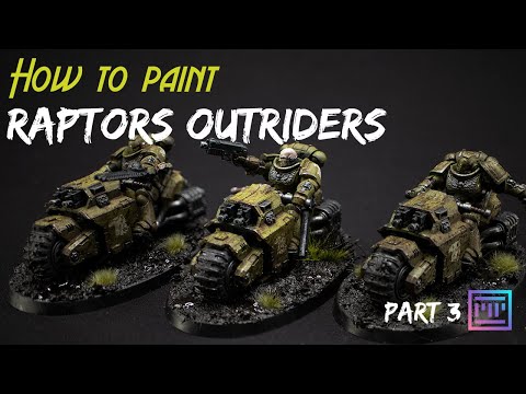 How to paint Raptors Outriders - Part 3 Detailing