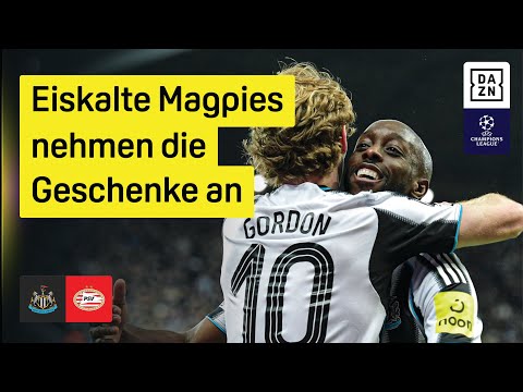 Newcastle United - PSV Eindhoven | UEFA Champions League | DAZN Highlights