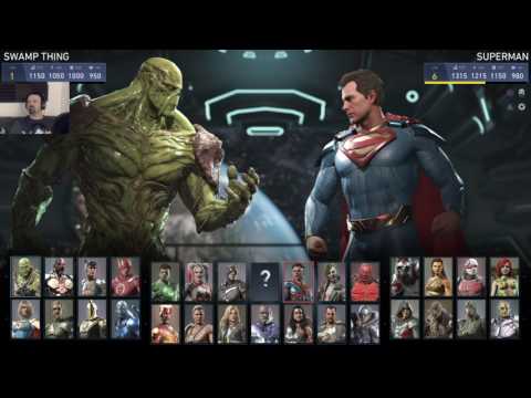 Injustice 2 Offline: In-the-Lab w/Swamp Thing - Tutorial and Training