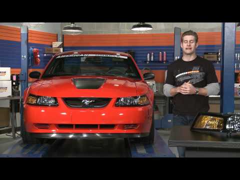 Mustang Black Stock Replacement Headlights (99-04 All) Review