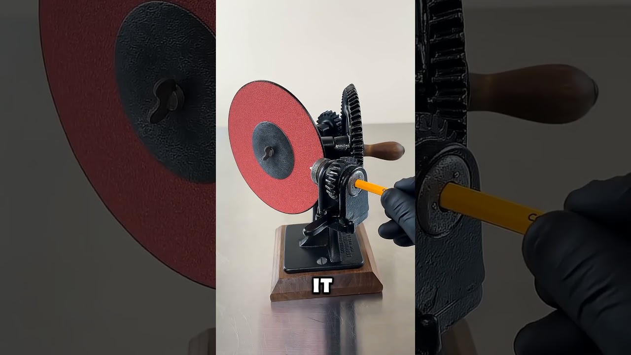The Evolution of Pencil Sharpening #viralshort #pencil #evolution