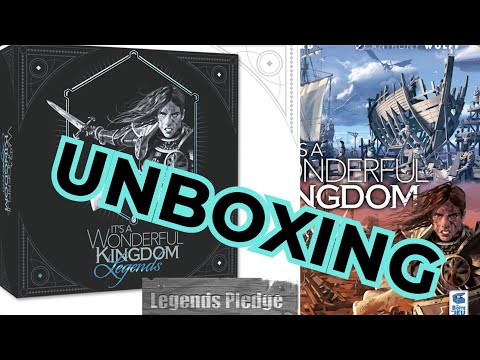 SMGSLT Unboxing - It's a Wonderful Kingdom [LEGENDS Pledge] [KICKSTARTER]