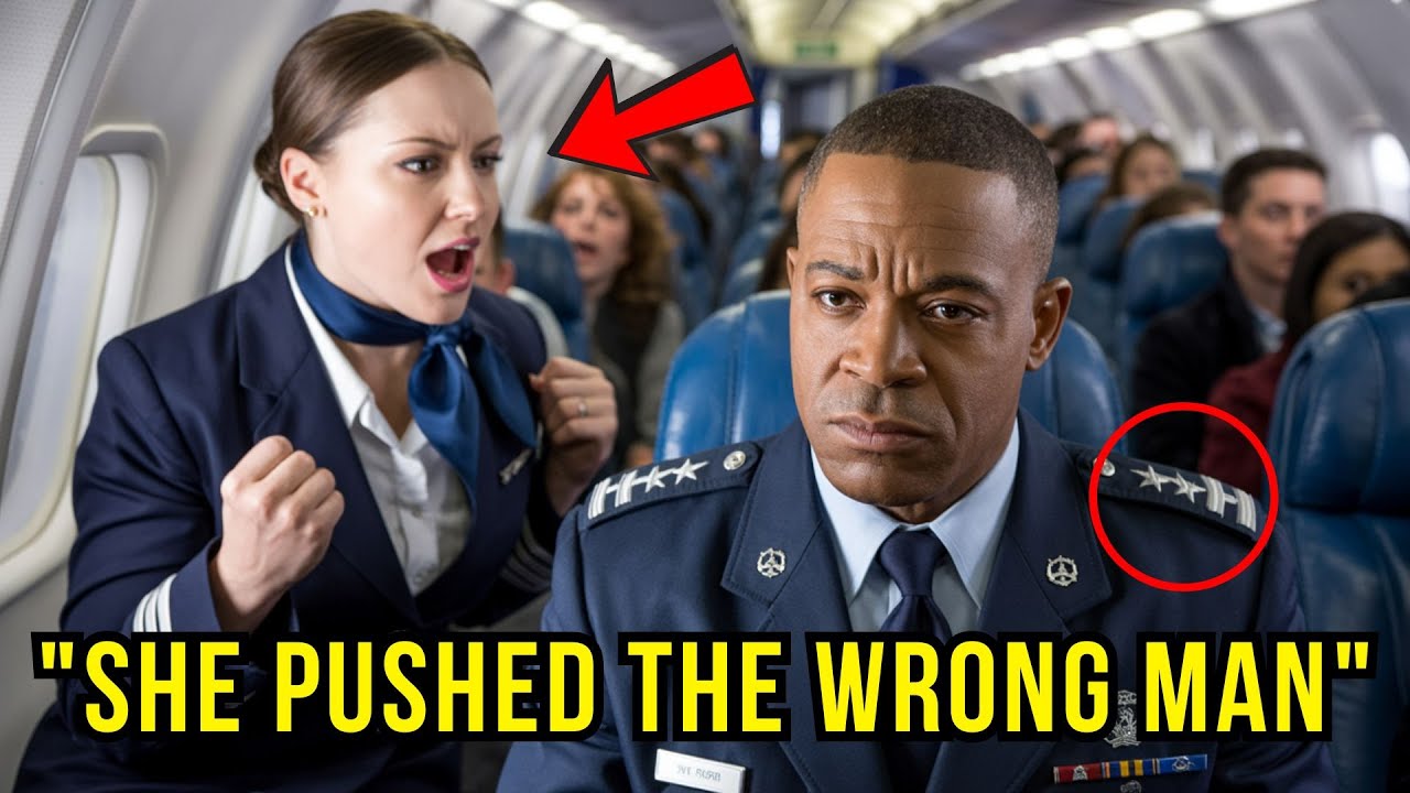 Flight Attendant Pushes a Black Veteran — Then He Makes One Call and the Plane is Grounded