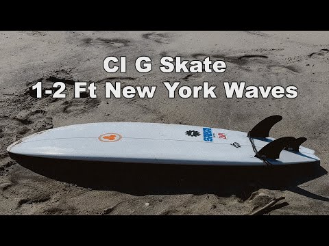 Review The CI Surfboards G Skate in 1-2 ft New York Waves