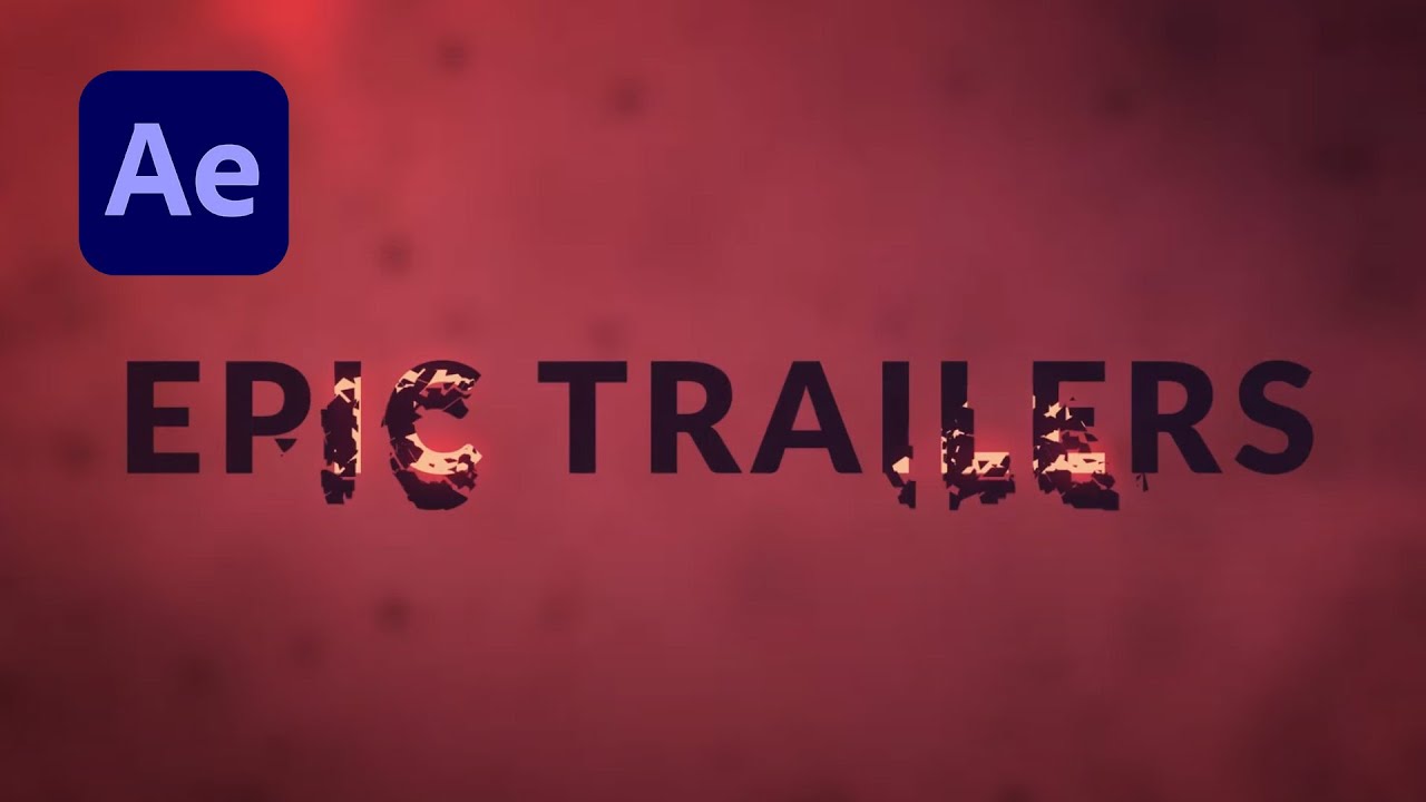 How to create a Shattered Title in After Effects