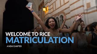 Rice Matriculation: A New Chapter Begins for the Class of 2030
