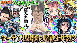【モンスト】オーブの人柱力ターザン馬場園のナルトコラボガチャ！【ナルト/サスケ/サクラ/自来也/シカマル/カカシ】オーブ無課金