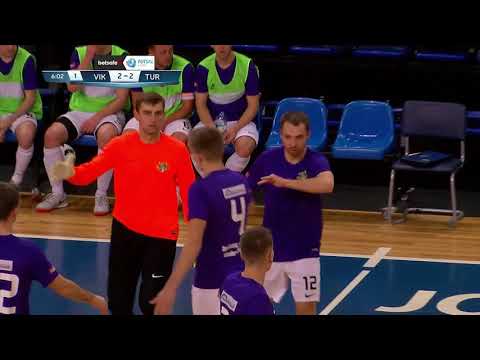 BETSAFE-Futsal A lygos XIII turo rungtynių santrauka: Vikingai –  FC Turbotransfers
